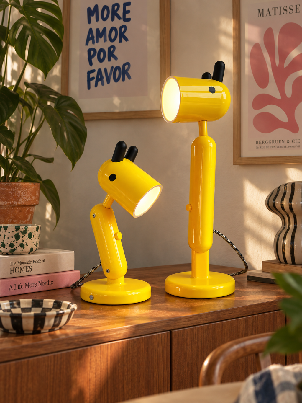 Udgået giraflampe fra IKEA (Genbrug)