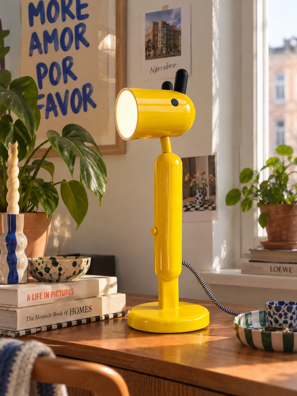 Udgået giraflampe fra IKEA (Genbrug)